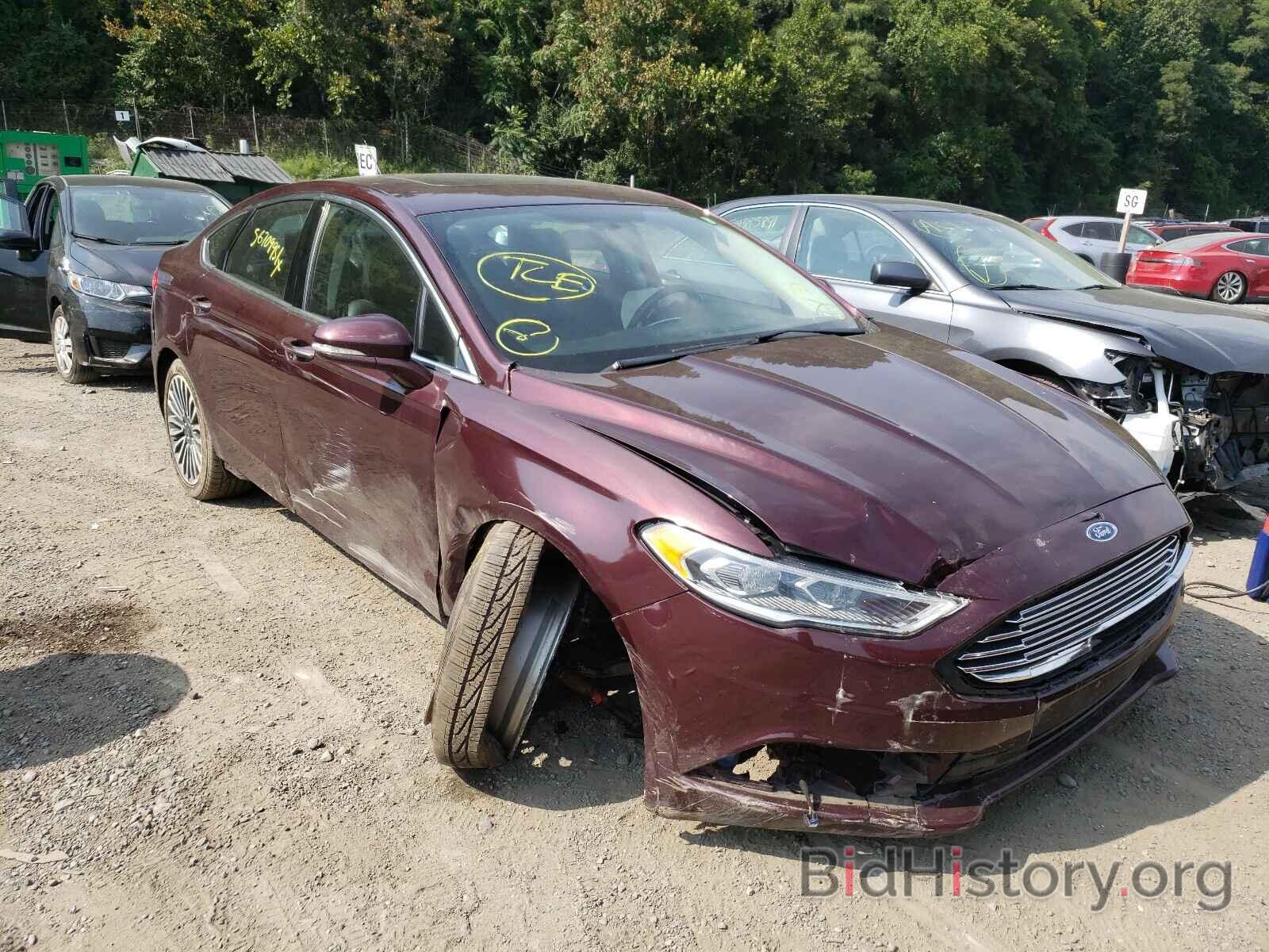 Photo 3FA6P0T92HR338601 - FORD FUSION 2017