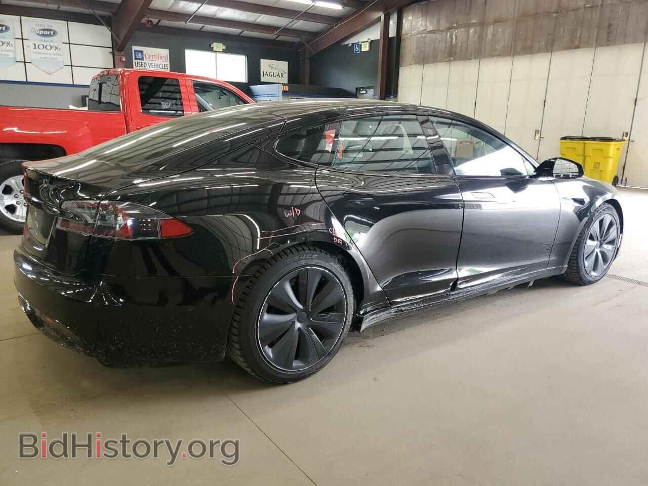 2022 TESLA MODEL S - VIN: 5YJSA1E50NF470604 - Фото 3