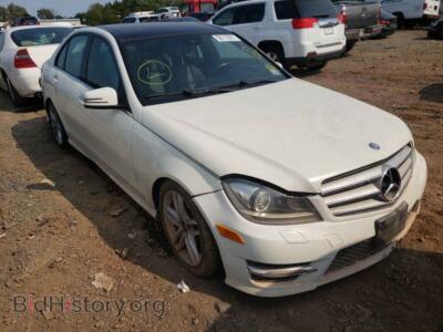 2012 Mercedes-Benz C-CLASS C 300 4MAT, белый — VIN WDDGF8BB2CA700505, Copart