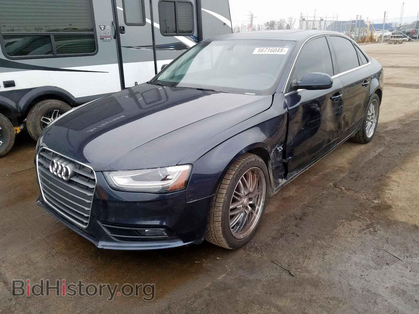 2013 AUDI A4 - VIN: WAUBFAFL7DN029032 - Фото 2