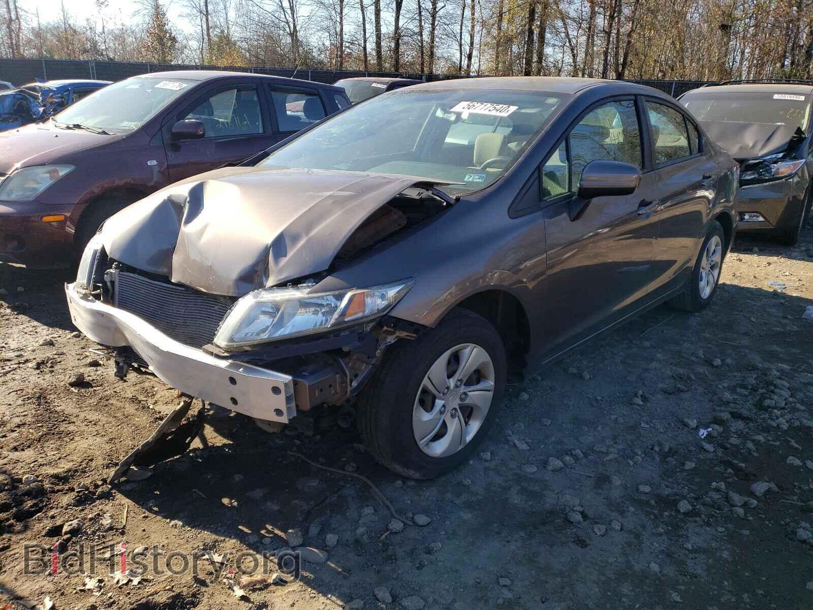 2014 HONDA CIVIC - VIN: 2HGFB2F59EH511990 - Фото 2