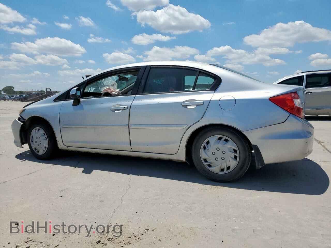 2012 HONDA CIVIC - VIN: 2HGFB2F52CH327729 - Фото 2
