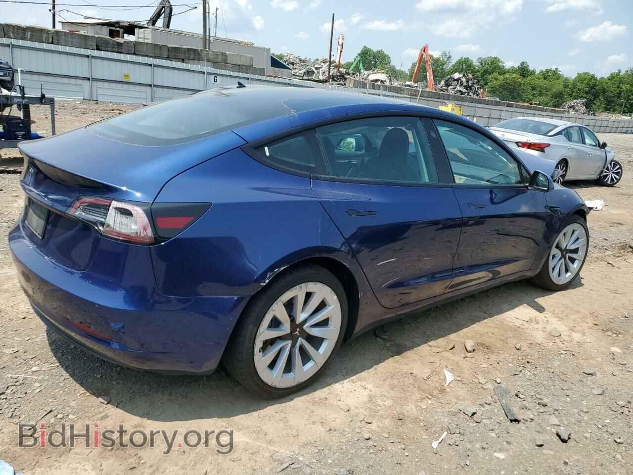 2022 TESLA MODEL 3 - VIN: 5YJ3E1EA3NF188401 - Фото 3