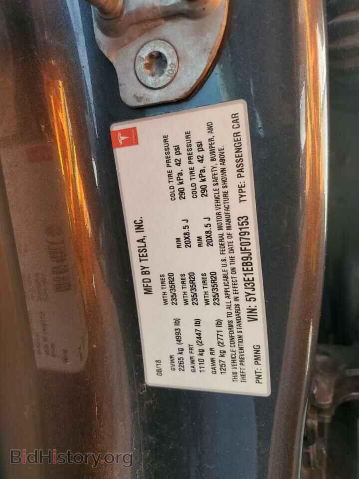 2018 TESLA MODEL 3 - VIN: 5YJ3E1EB9JF079153 - Photo 13