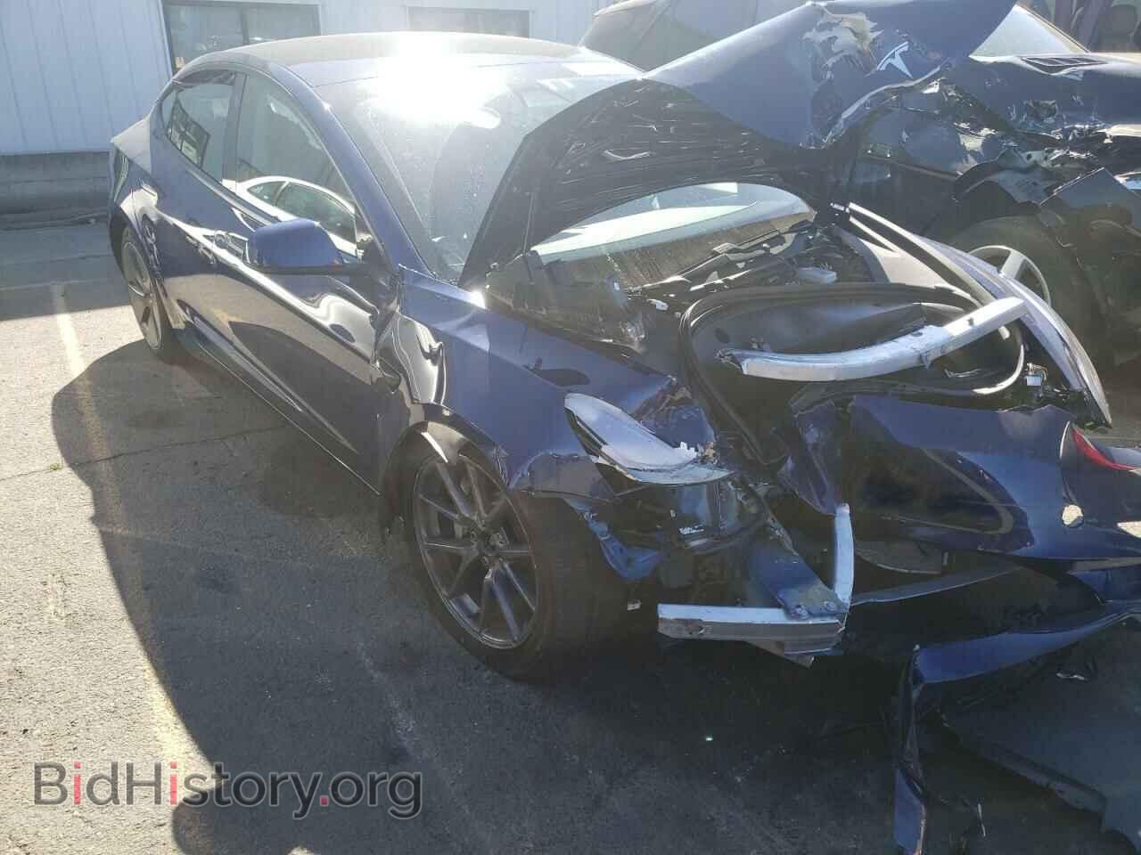 Photo 5YJ3E1EB1MF876887 - TESLA MODEL 3 2021