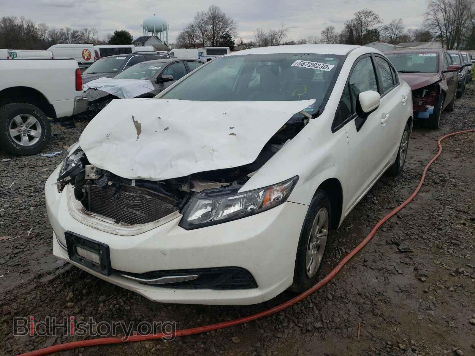 2014 HONDA CIVIC - VIN: 19XFB2F56EE256208 - Фото 2