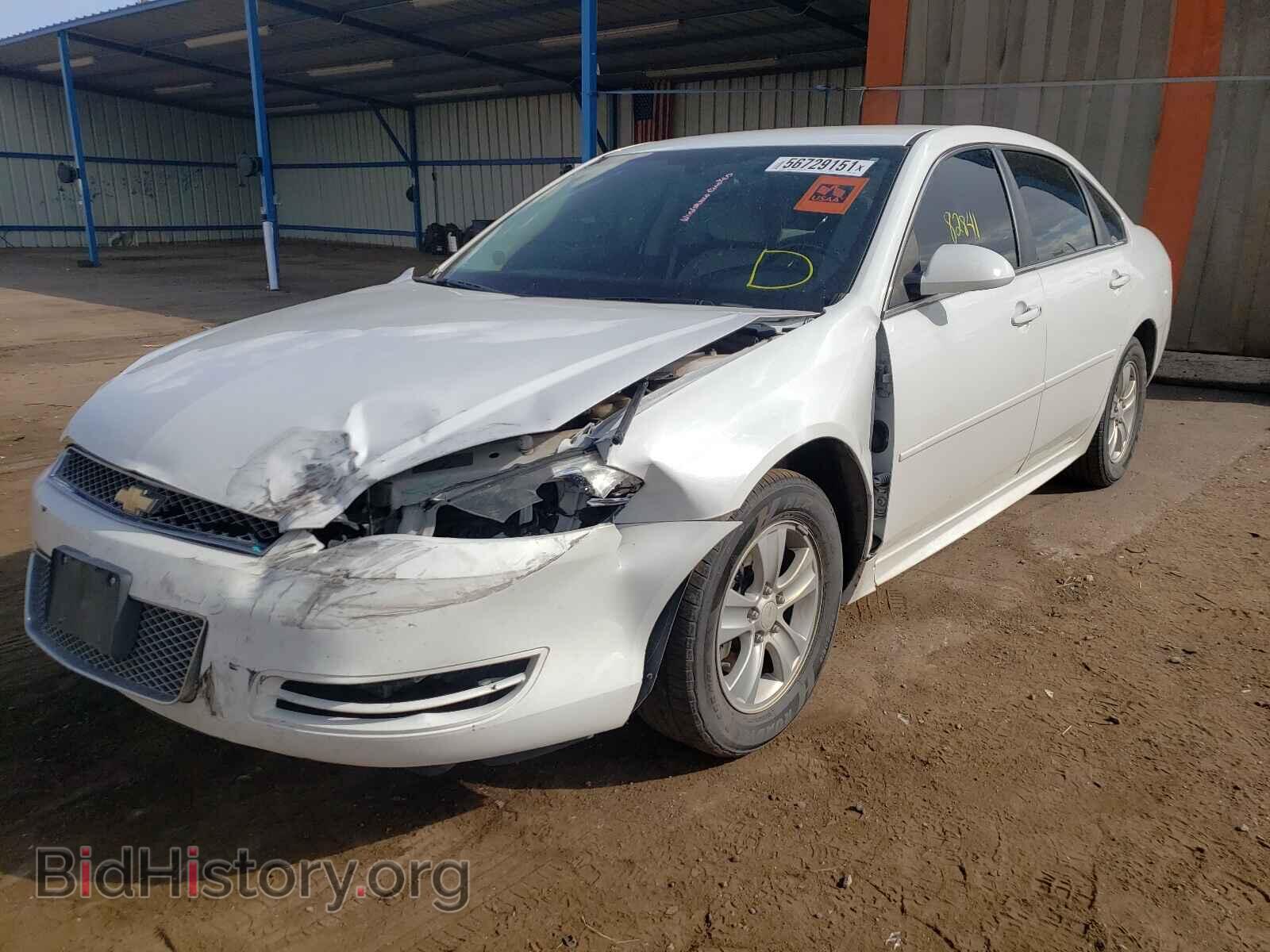 2012 CHEVROLET IMPALA - VIN: 2G1WF5E31C1158311 - Фото 2