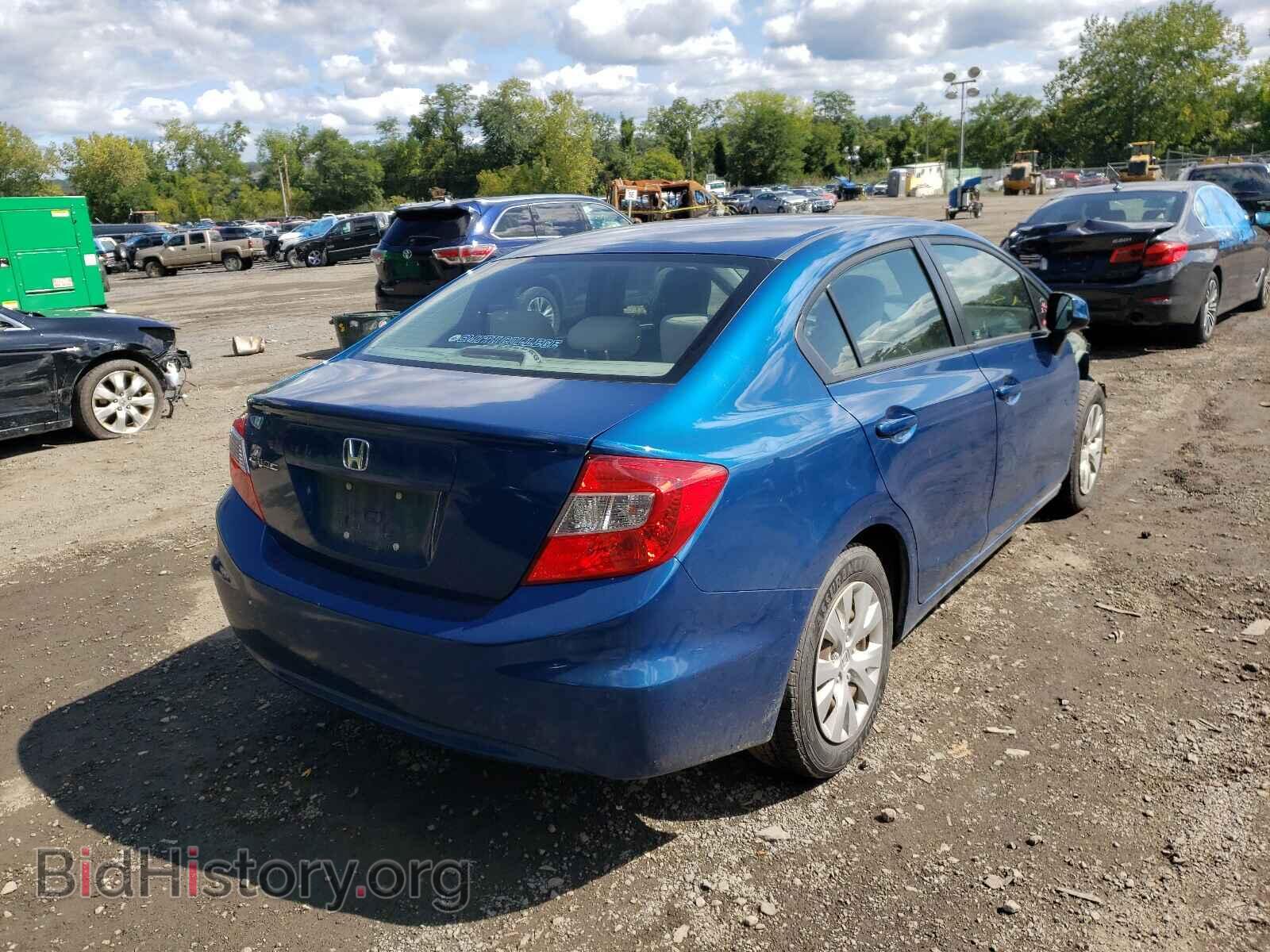 2012 HONDA CIVIC - VIN: 2HGFB2F57CH573000 - Фото 4