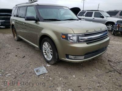 2013 Ford FLEX Flex SEL, зеленый — VIN 2FMHK6C80DBD08349, Copart
