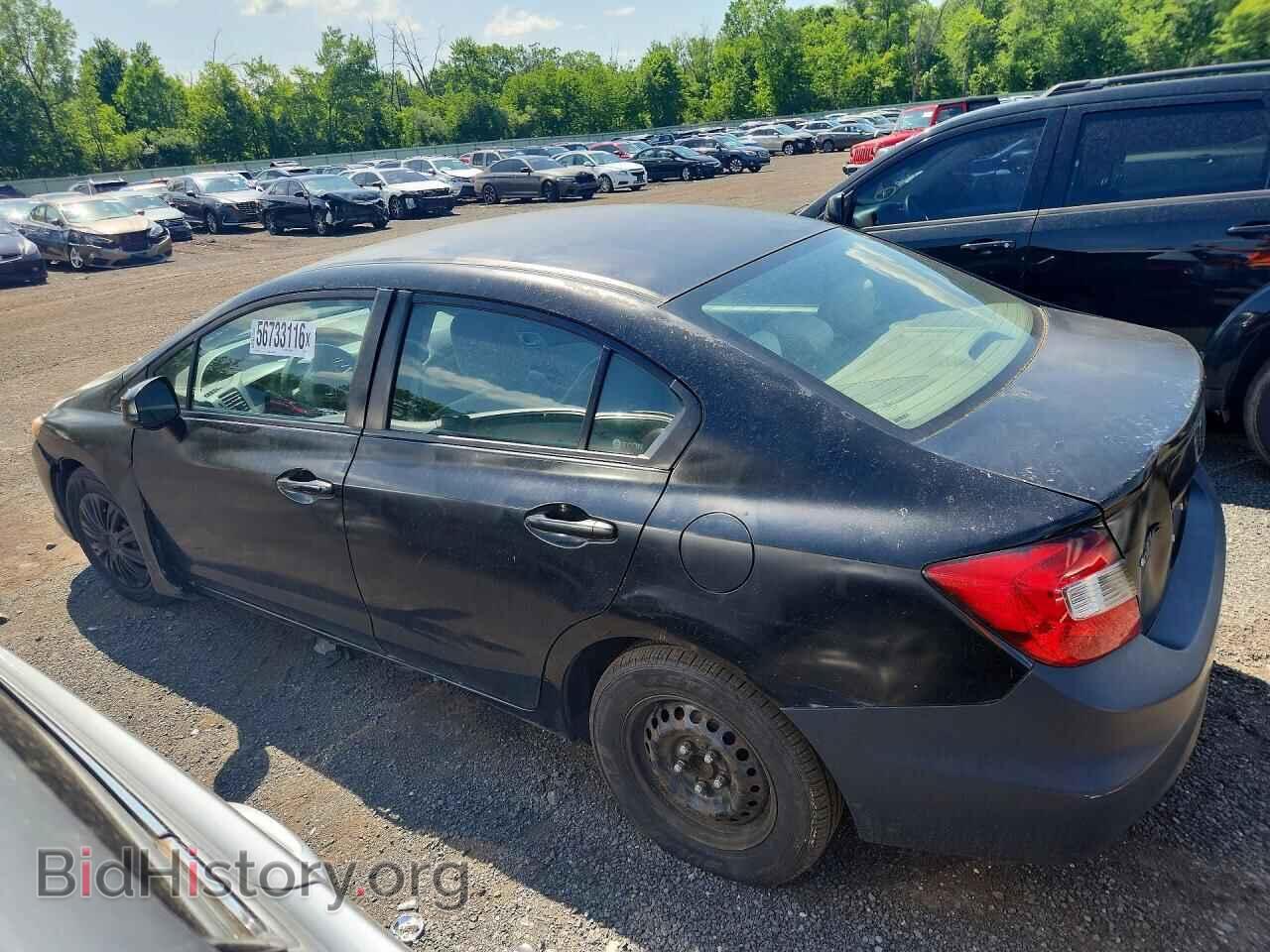 2012 HONDA CIVIC - VIN: 2HGFB2F53CH602718 - Фото 2