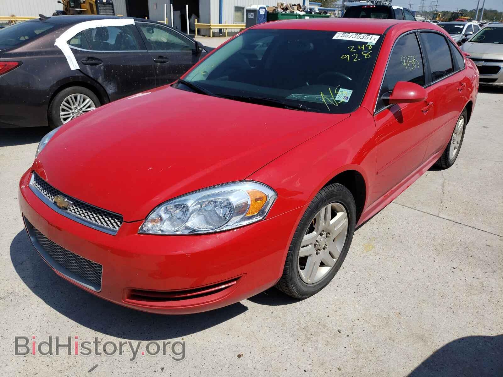 2012 CHEVROLET IMPALA - VIN: 2G1WB5E35C1248928 - Фото 2