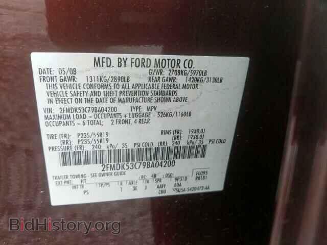 2009 FORD FLEX LIMIT - VIN: 2FMDK53C79BA04200 - Photo 10