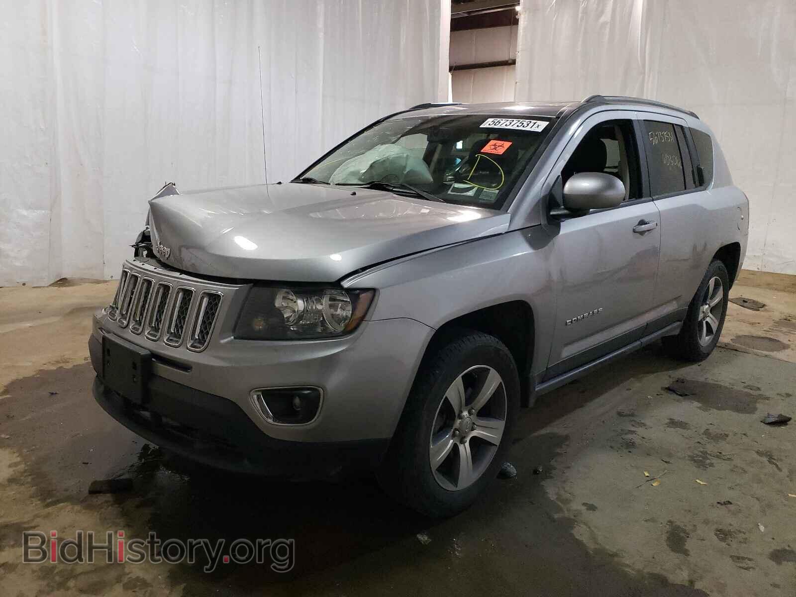 2016 JEEP COMPASS - VIN: 1C4NJDEB5GD751165 - Фото 2