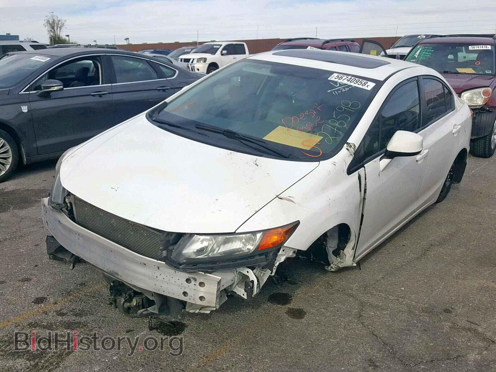 2012 HONDA CIVIC - VIN: 2HGFB2F89CH305205 - Фото 2
