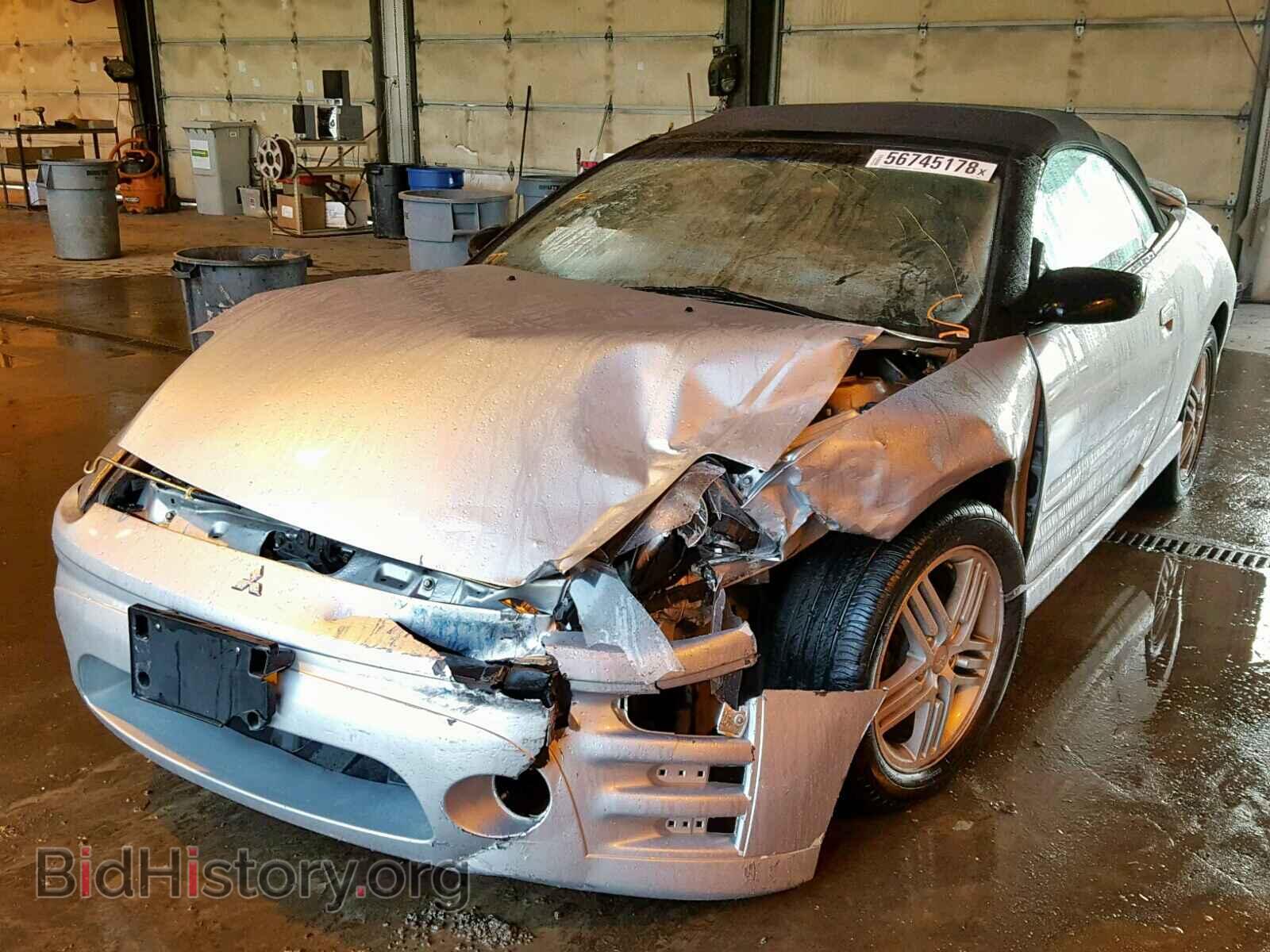 2003 MITSUBISHI ECLIPSE - VIN: 4A3AE55H43E188558 - Фото 2