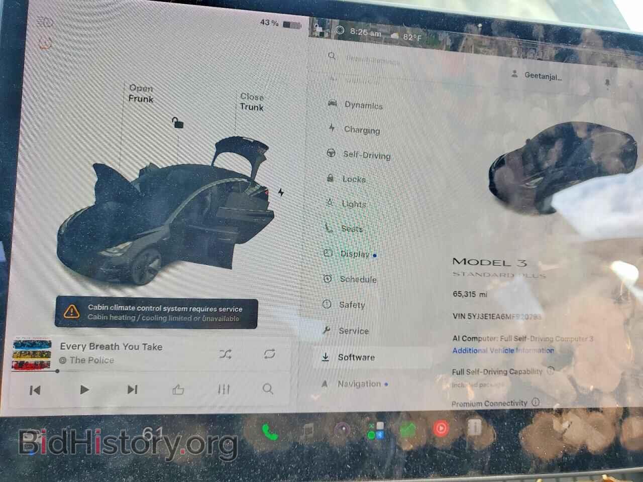 2021 TESLA MODEL 3 - VIN: 5YJ3E1EA6MF920793 - Фото 9