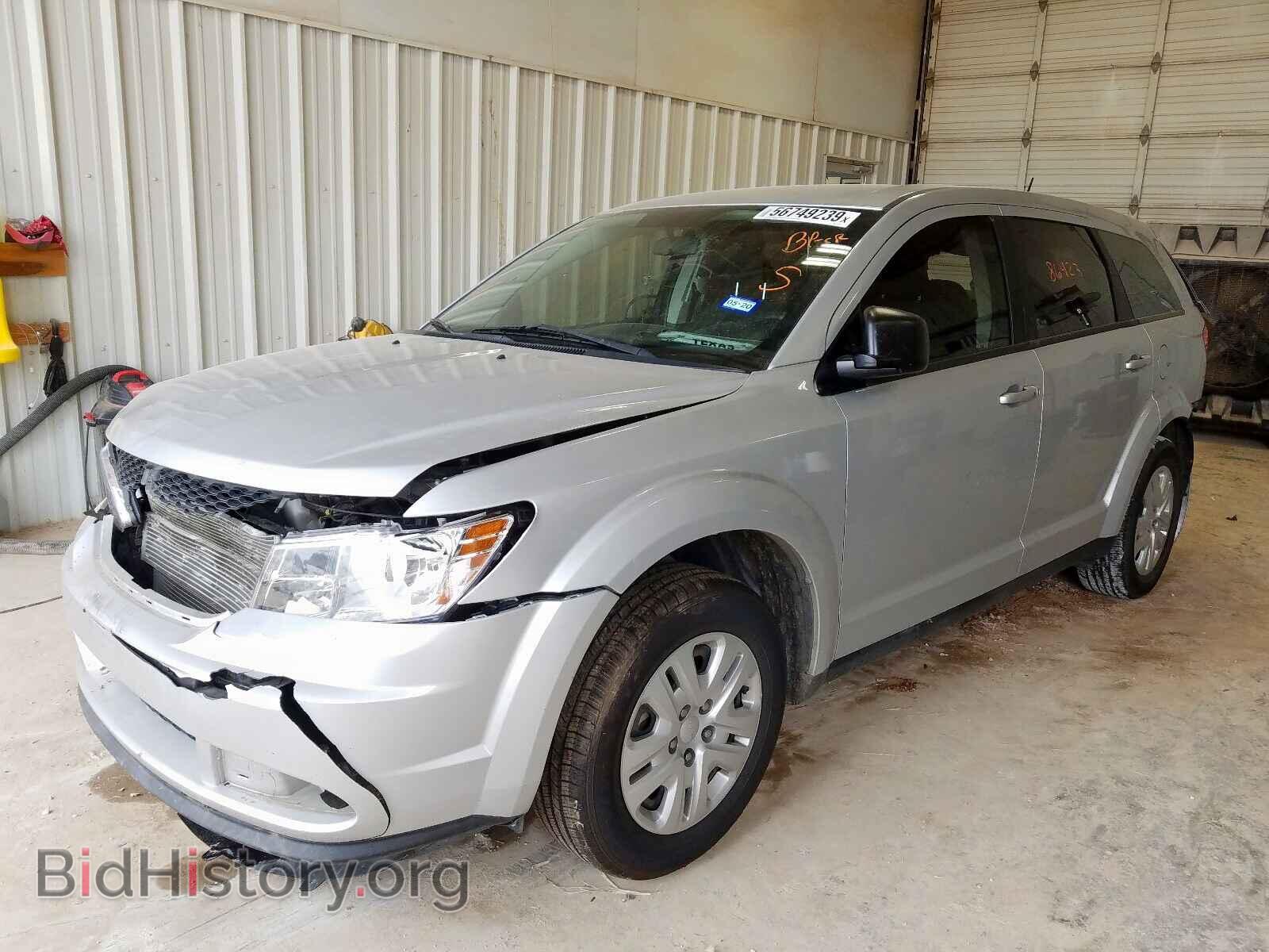 2014 DODGE JOURNEY - VIN: 3C4PDCAB2ET258874 - Фото 2
