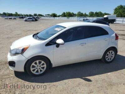 2012 Kia RIO LX, белый — VIN KNADM5A32C6712424, Copart