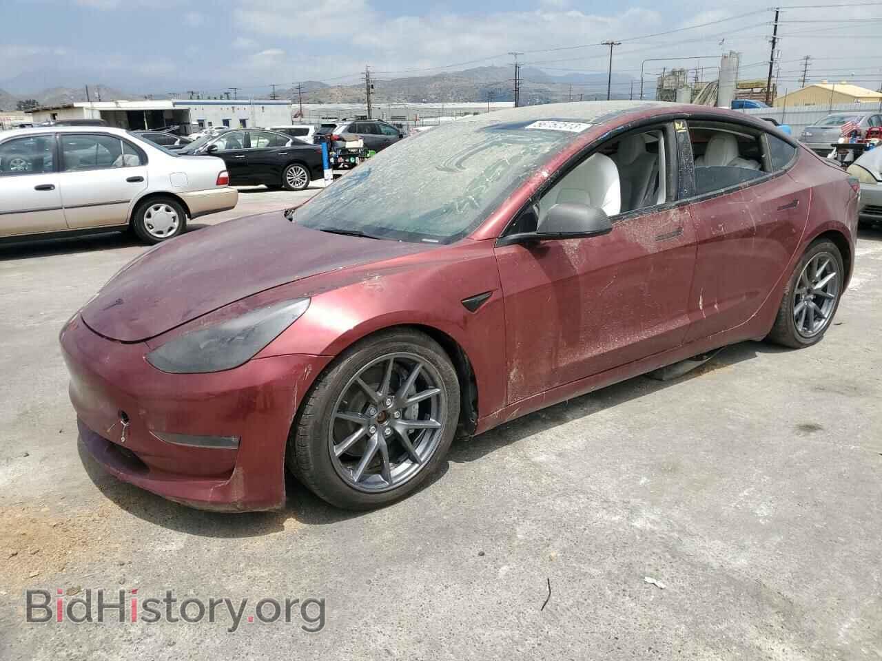 Photo 5YJ3E1EB4NF297006 - TESLA MODEL 3 2022