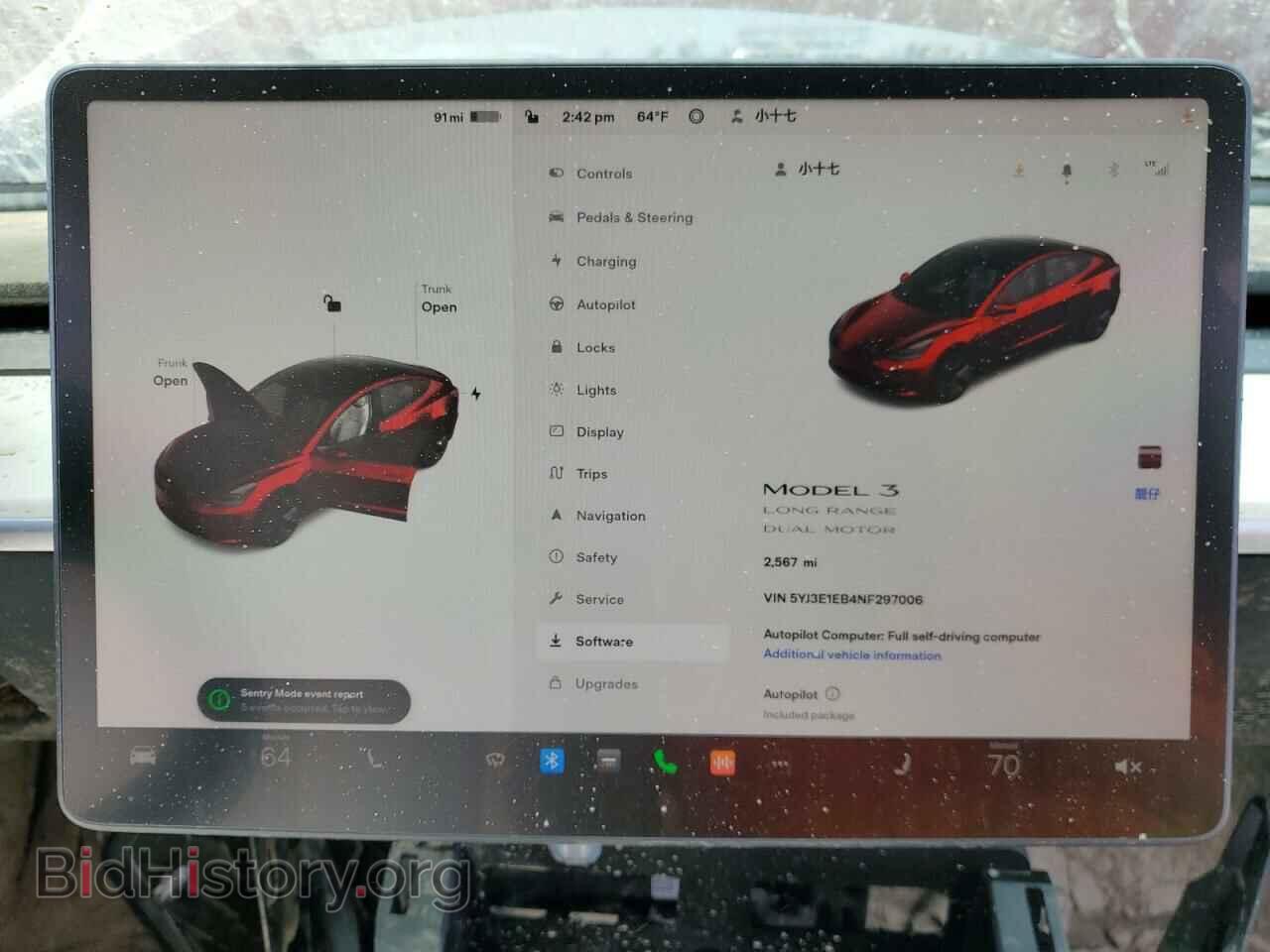 2022 TESLA MODEL 3 - VIN: 5YJ3E1EB4NF297006 - Photo 9