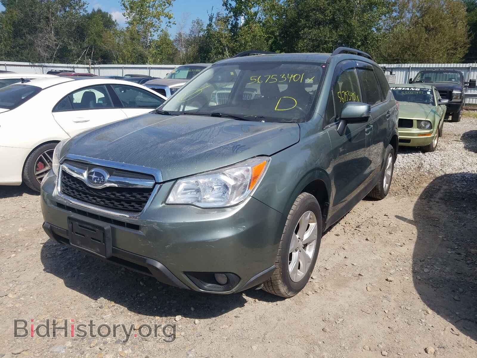 2014 SUBARU FORESTER - VIN: JF2SJAMC5EH488047 - Фото 2