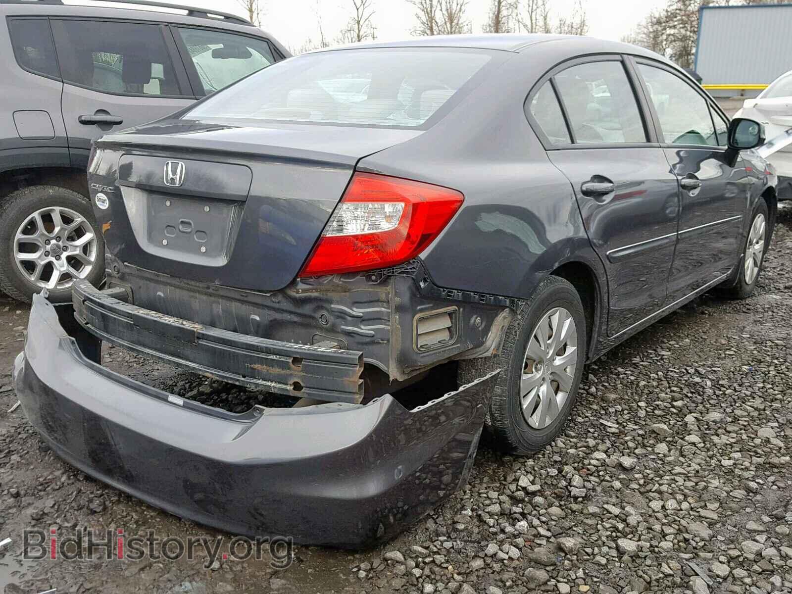 2012 HONDA CIVIC LX - VIN: 2HGFB2F59CH500372 - Фото 4