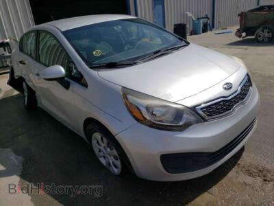 2015 Kia RIO RIO EX, silver — VIN KNADN4A31F6427404, Copart