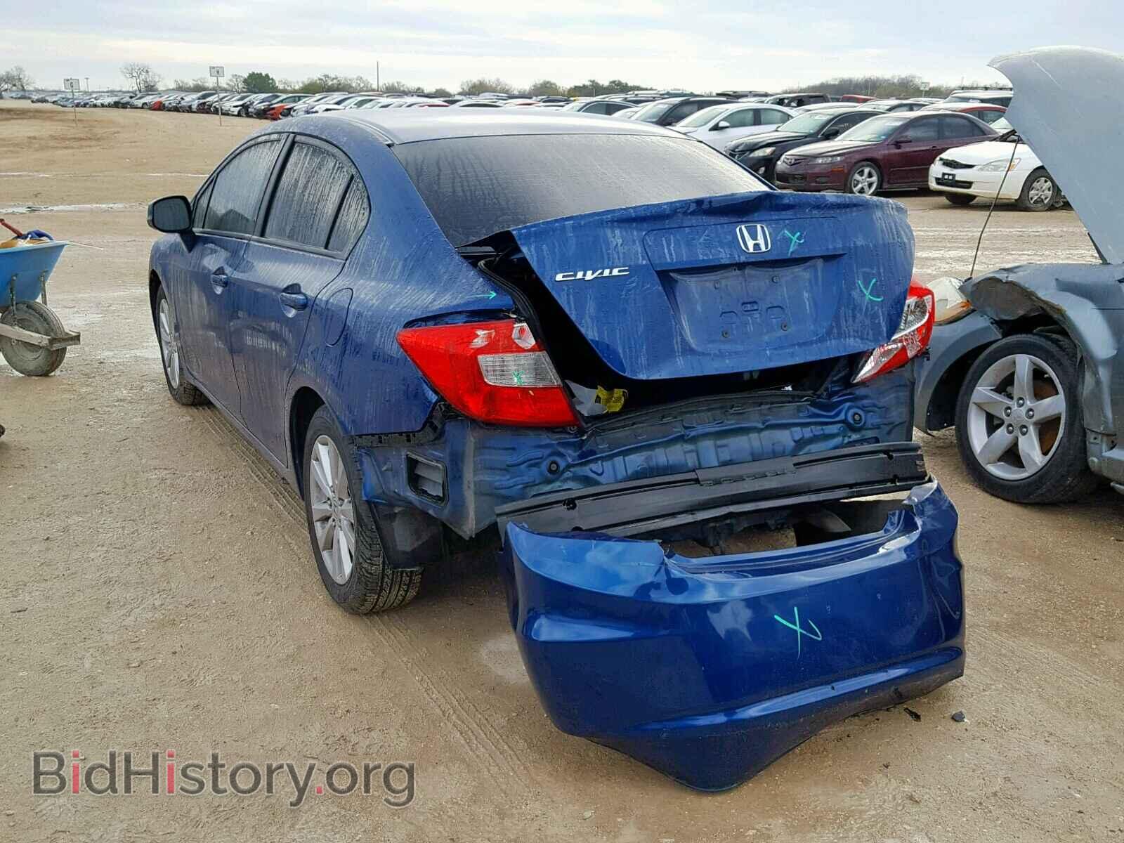 2012 HONDA CIVIC - VIN: 19XFB2F81CE045425 - Фото 3