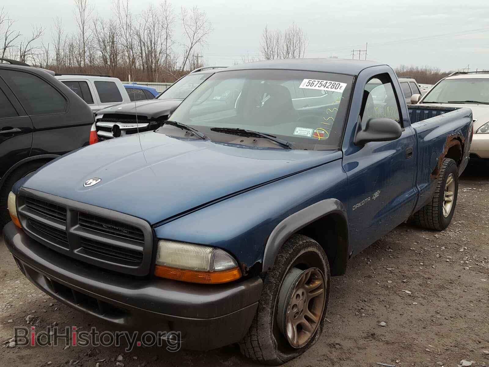 2002 DODGE DAKOTA - VIN: 1B7FL16X92S603578 - Фото 2