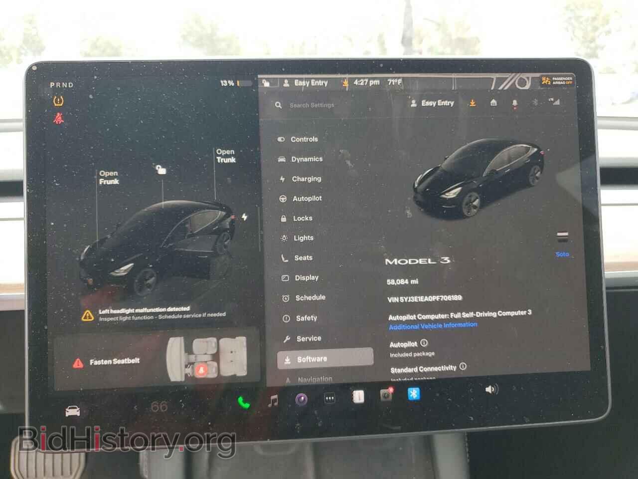 2023 TESLA MODEL 3 - VIN: 5YJ3E1EA0PF706189 - Фото 9
