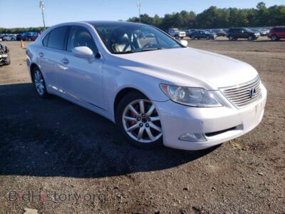 2008 Lexus LS460 LS 460, белый — VIN JTHBL46F385062301, Copart