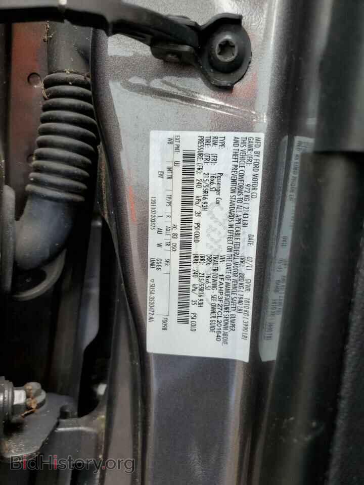 2012 FORD FOCUS - VIN: 1FAHP3F27CL201640 - Фото 10