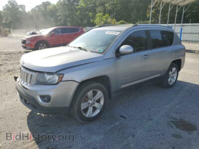 2015 Jeep COMPASS Latitude, серебристый — VIN 1C4NJCEA9FD210040, Copart