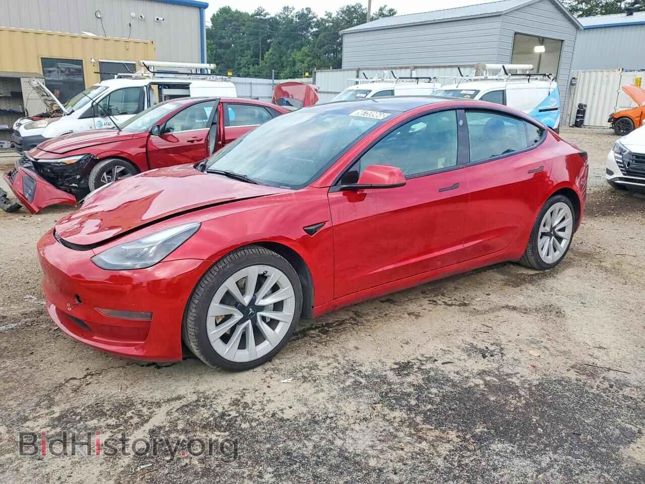 Фотография 5YJ3E1EA8NF372572 - TESLA MODEL 3 2022