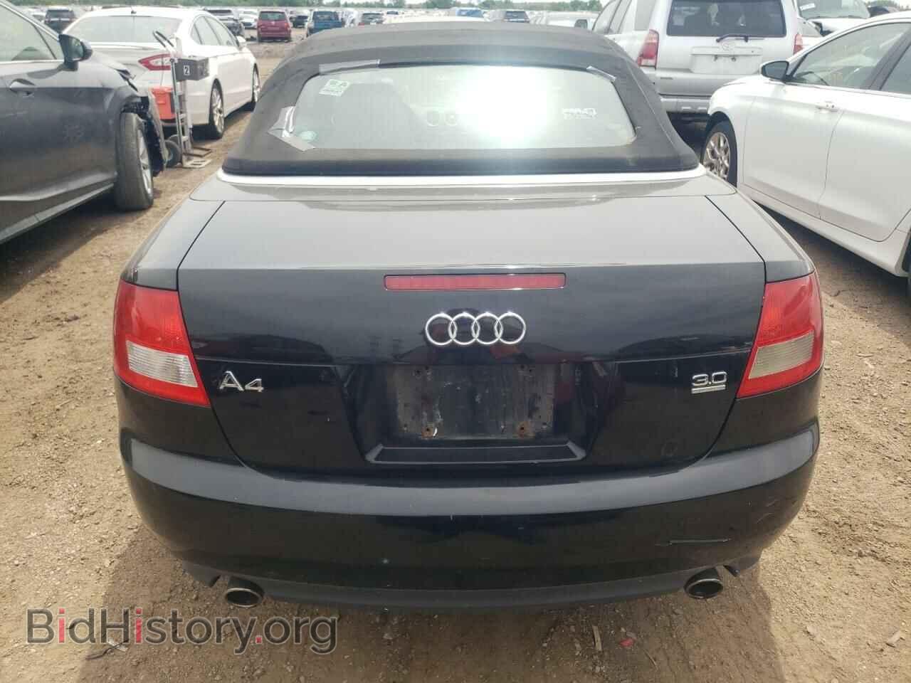2006 AUDI A4 - VIN: WAUDT48H96K004780 - Фото 6