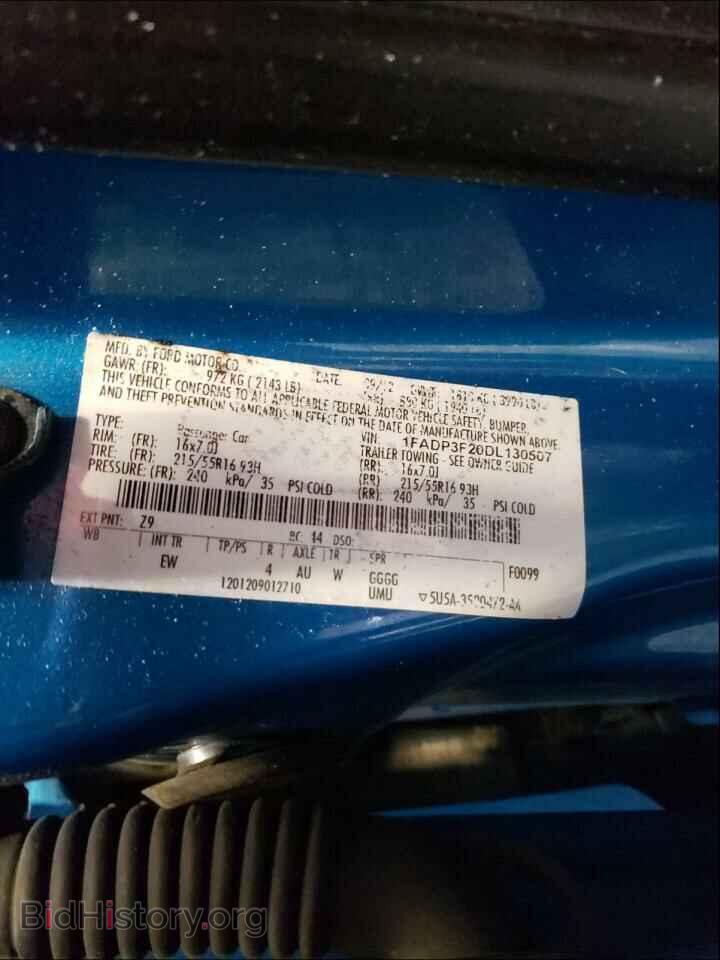 2013 FORD FOCUS - VIN: 1FADP3F20DL130507 - Photo 10
