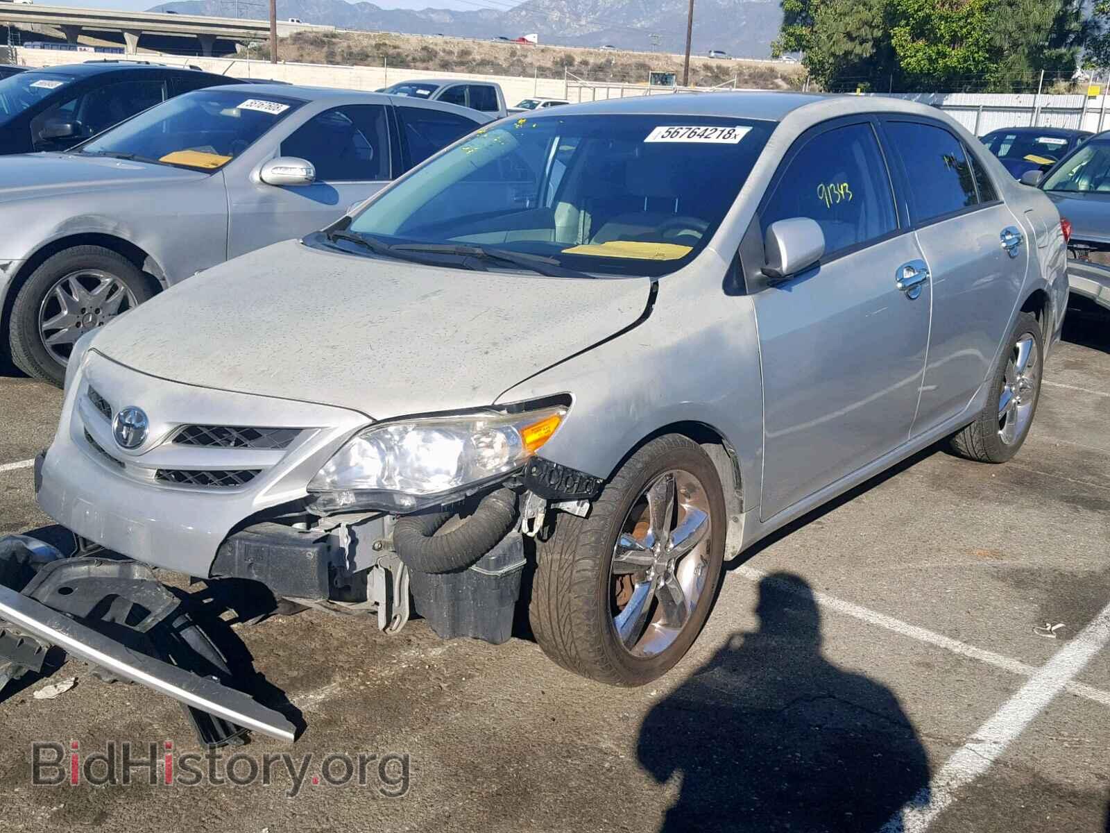 2011 TOYOTA COROLLA BA - VIN: 2T1BU4EE3BC545708 - Фото 2