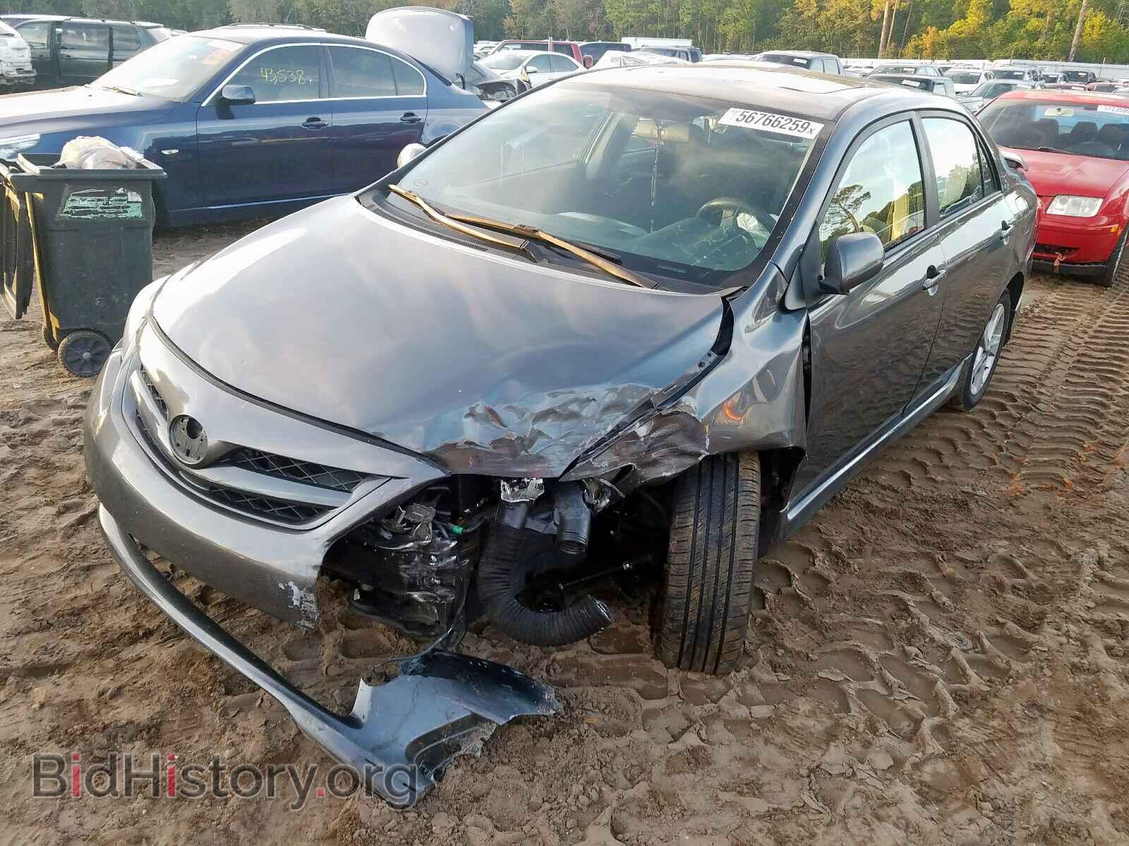 2011 TOYOTA COROLLA BA - VIN: 2T1BU4EE4BC712853 - Фото 2