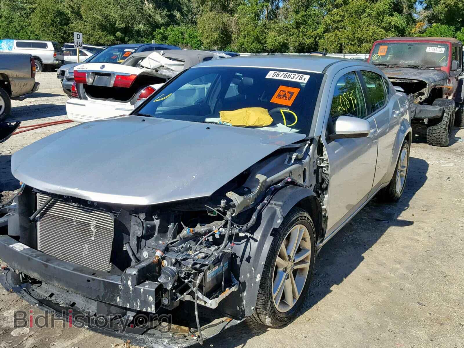 2011 DODGE AVENGER - VIN: 1B3BD1FG2BN513460 - Фото 2