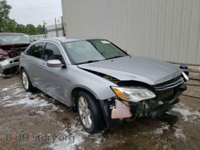 2013 Chrysler 200 200 Tourin, серебристый — VIN 1C3CCBBB6DN549570, Copart