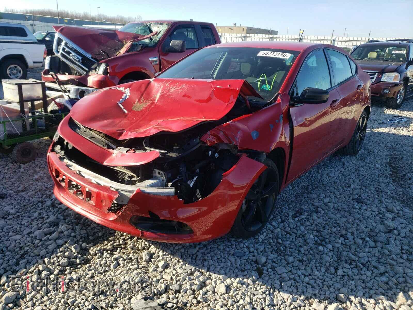 2016 DODGE DART - VIN: 1C3CDFBB4GD531485 - Фото 2
