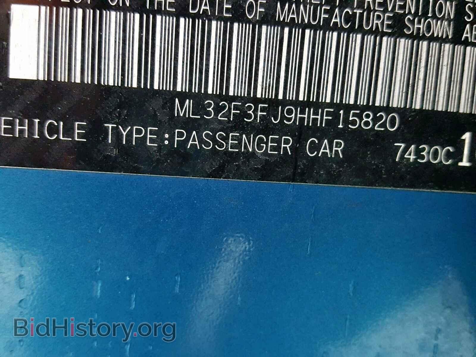 2017 MITSUBISHI MIRAGE - VIN: ML32F3FJ9HHF15820 - Фото 10