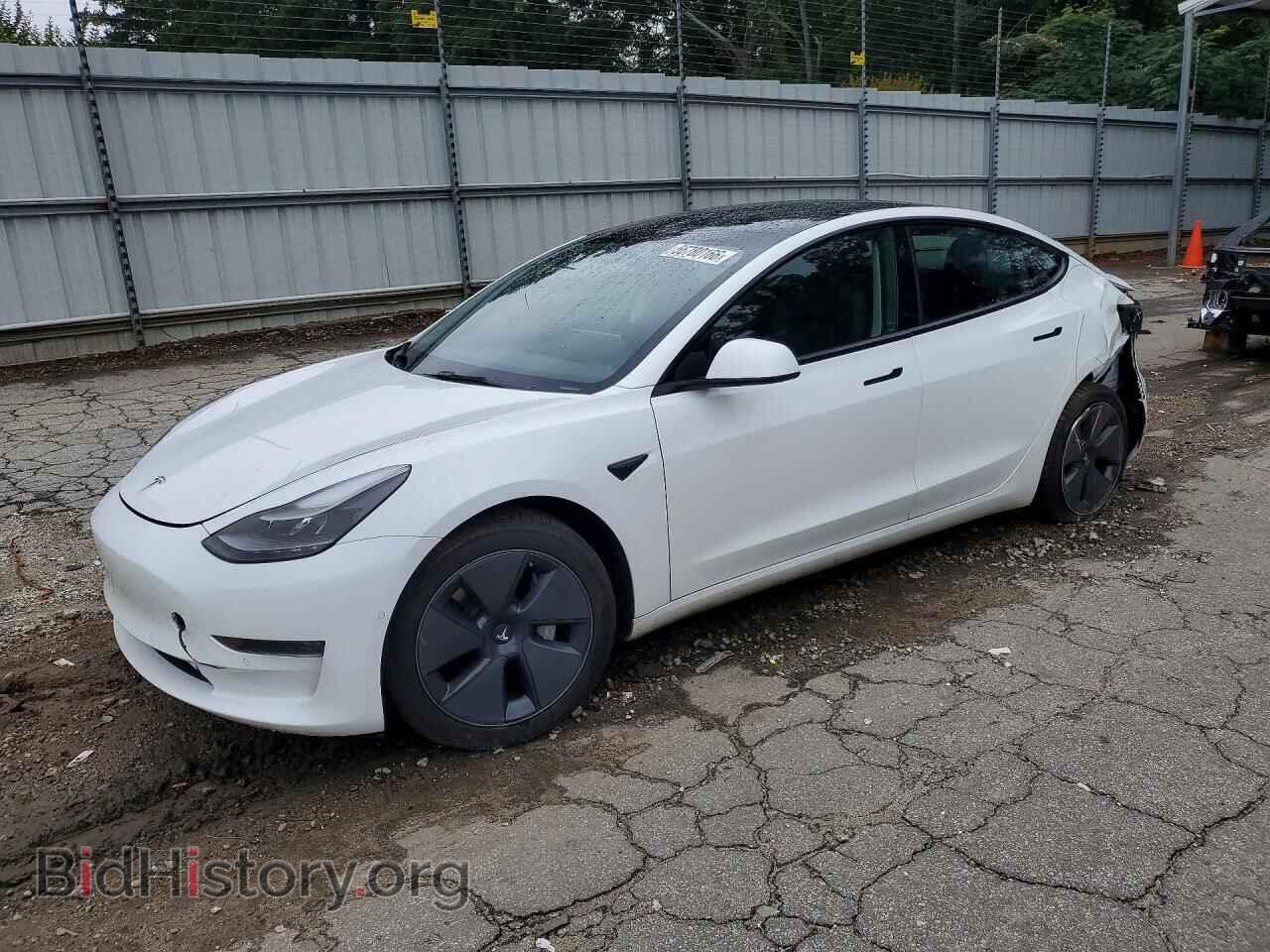 Photo 5YJ3E1EA9NF306693 - TESLA MODEL 3 2022