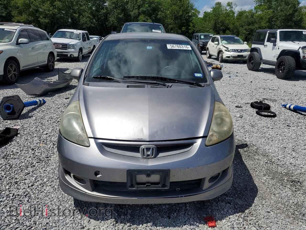 2007 HONDA FIT - VIN: JHMGD38687S016263 - Фото 5