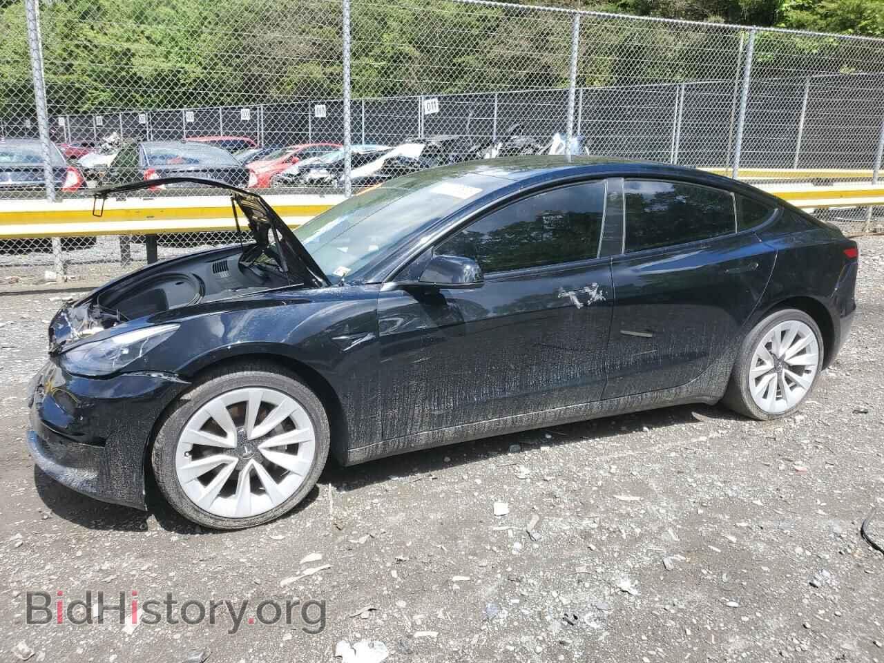 Photo 5YJ3E1EA1NF185822 - TESLA MODEL 3 2022