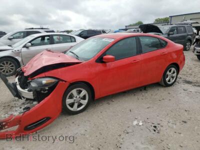 2016 Dodge DART SXT, красный — VIN 1C3CDFBB6GD762372, Copart