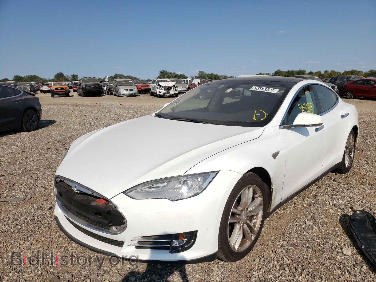 2013 TESLA MODEL S - VIN: 5YJSA1CN0DFP08808 - Photo 2