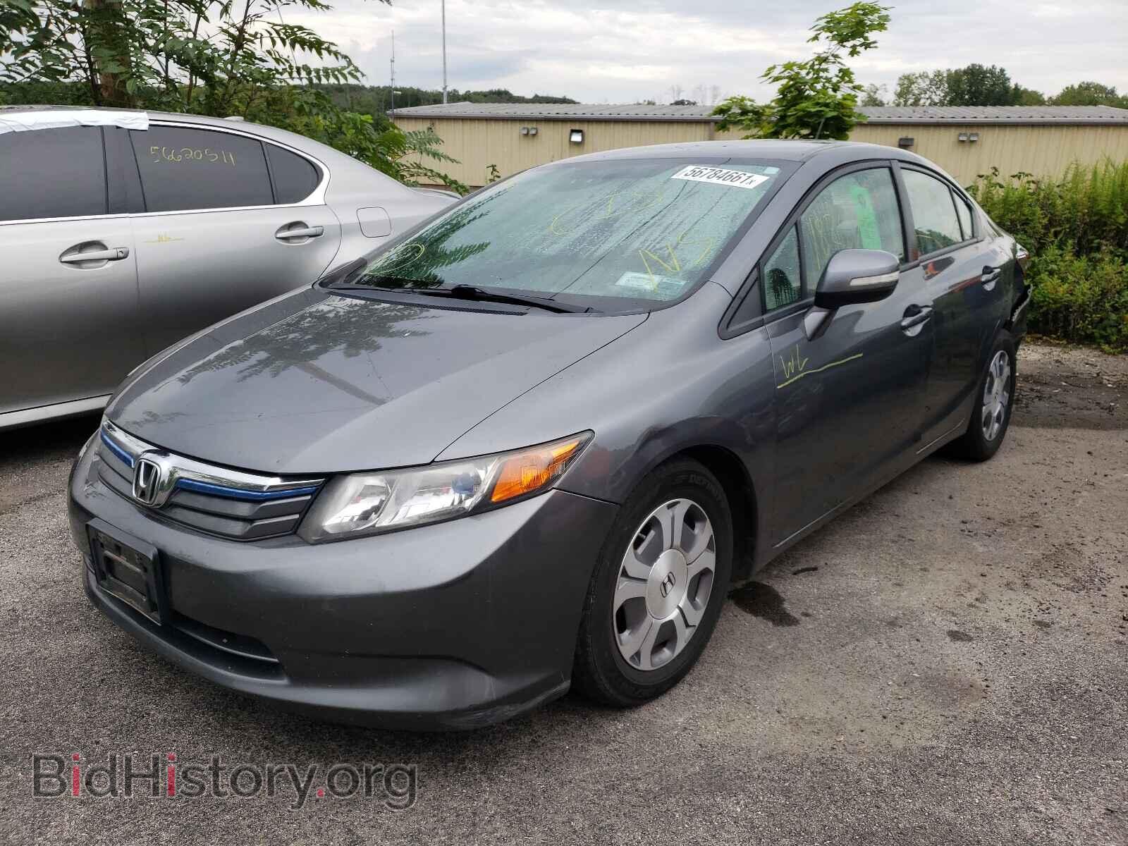 2012 HONDA CIVIC - VIN: JHMFB4F26CS004601 - Фото 2
