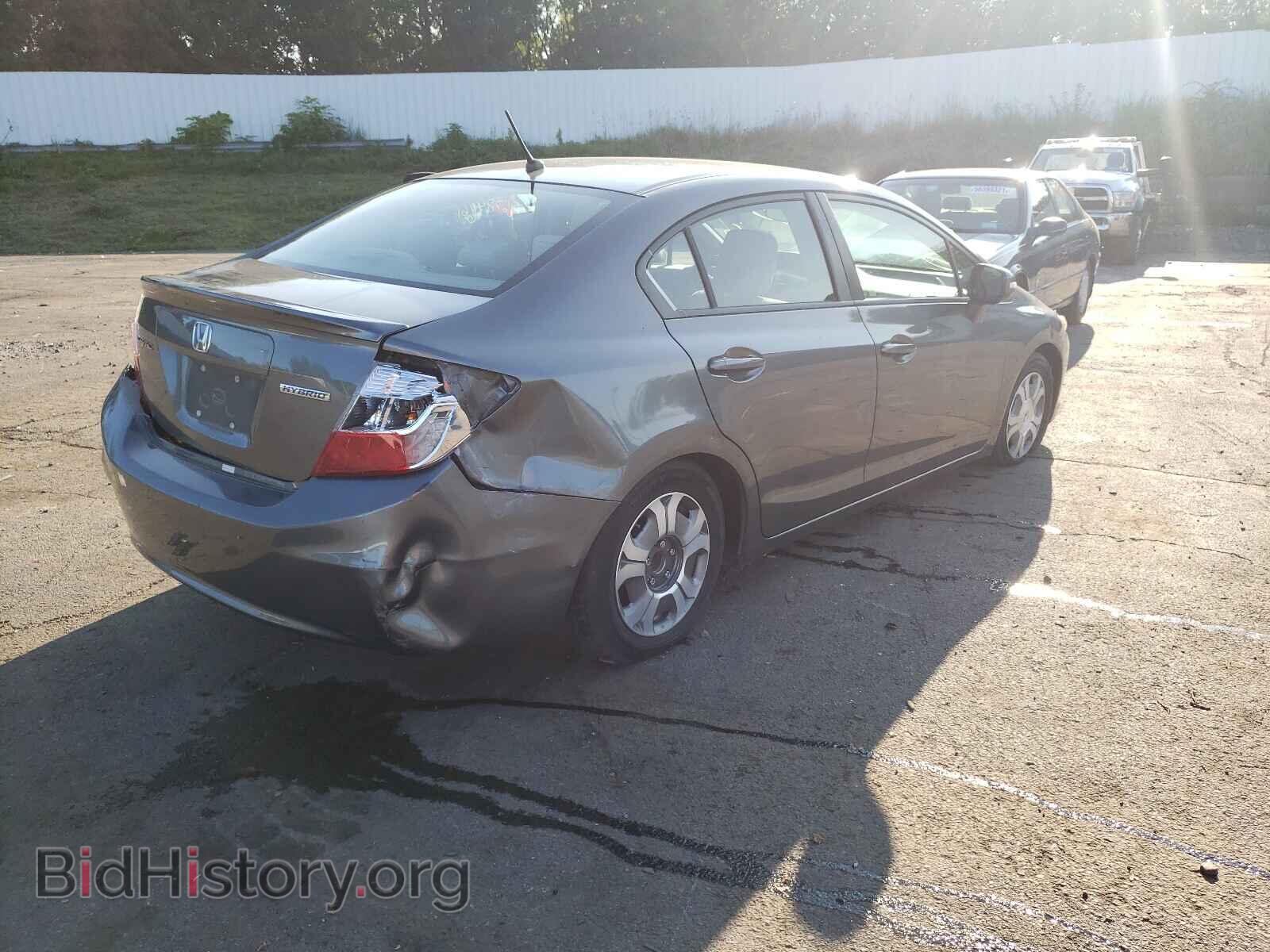 2012 HONDA CIVIC - VIN: JHMFB4F26CS004601 - Фото 4