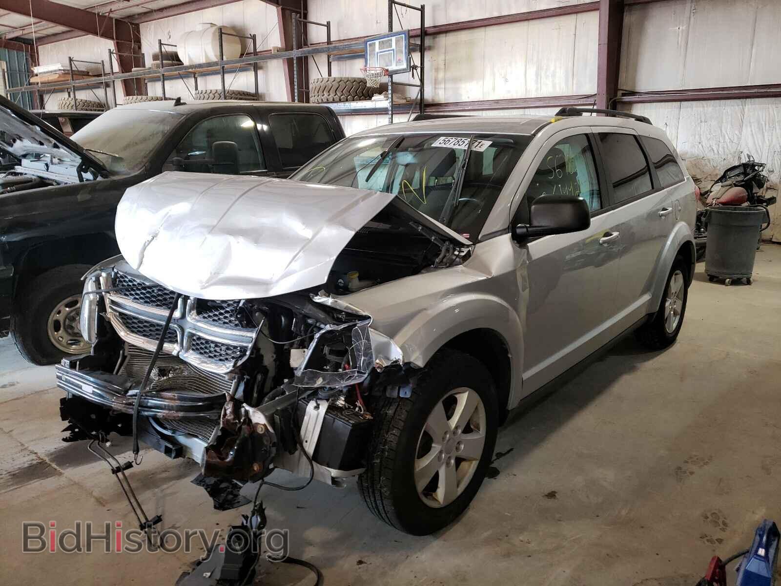 2013 DODGE JOURNEY - VIN: 3C4PDCAB7DT648206 - Фото 2